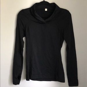 Lululemon long sleeve top, mock collar